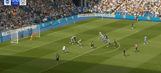 英超爆大冷！曼城1-2布莱顿，哈兰德刷纪录，诺丁汉森林0-3副班长